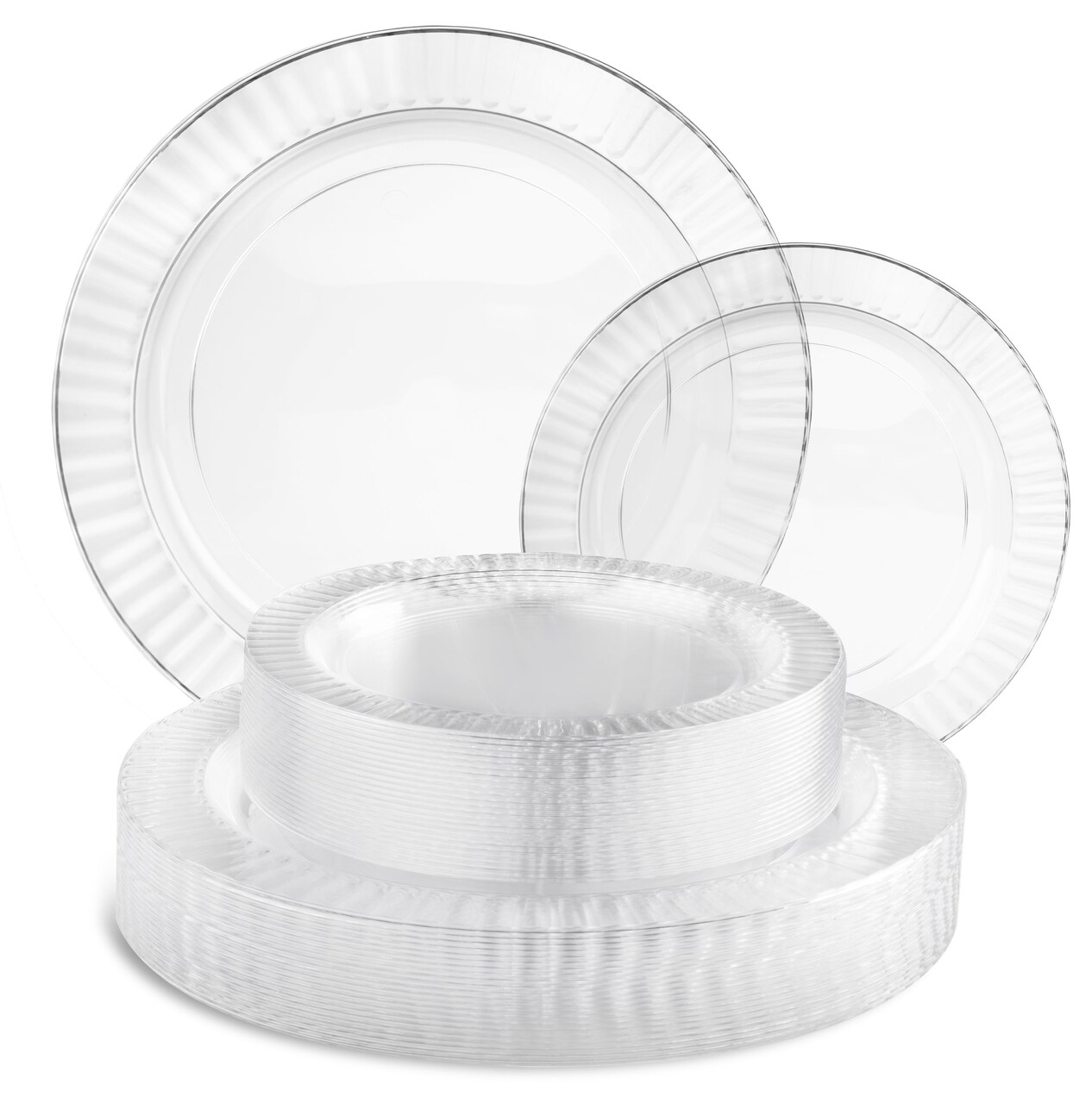 10 clear plastic plates best sale